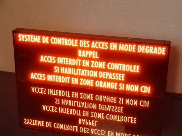 PANNEAU D'AFFICHAGE LED  Contact COMPAGNIE DES COMPOSEURS