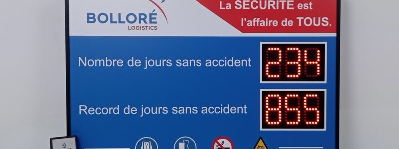 Affichage accident du travail