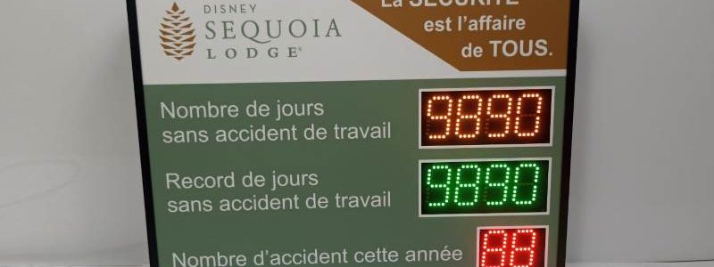 Nombre de jours sans accident