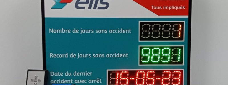 Nombre de jours sans accident