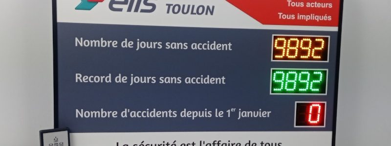 Affichage accident du travail