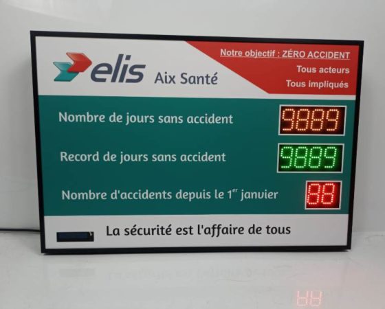 Affichage accident du travail