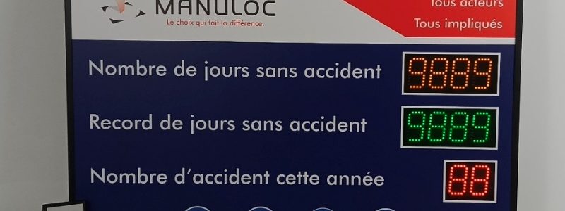 Affichage accident du travail