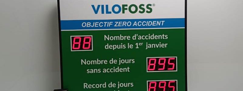 Affichage nombre de jours sans accident