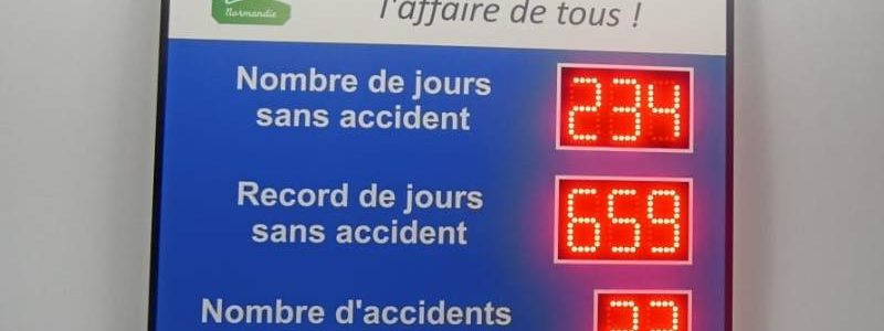 Panneau accident du travail