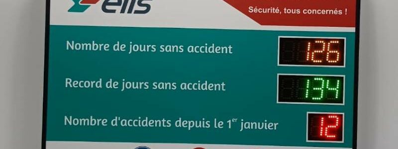 Nombre de jours sans accident