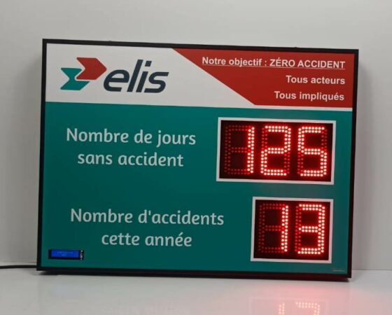 Affichage jours sans accident