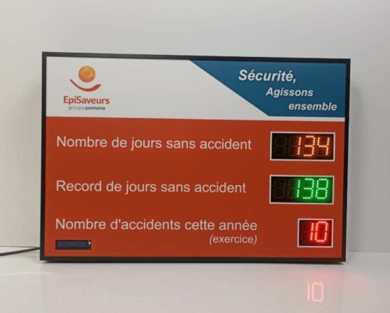 Affichage des accidents au travail