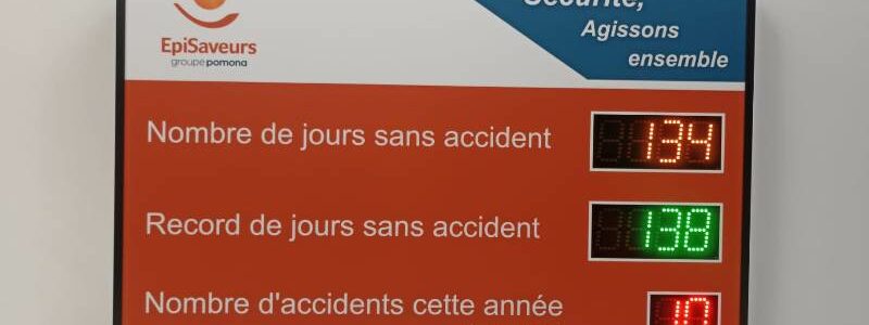 Affichage des accidents au travail